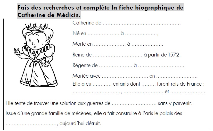 évaluation Henri Iv Et L édit De Nantes Cm1